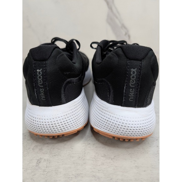 Nike React Men US 10 Black Running Shoes CV3817-002 Sneakers Athletic - Picture 5 of 8